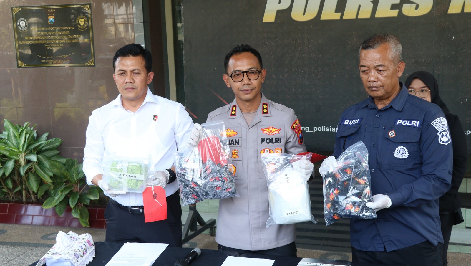 Polres Malang Gagalkan Peredaran 1,1 Kg Sabu dari Jakarta