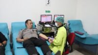 HUT Humas Polri ke-75, Polresta Malang Kota Kumpulkan 67 Kantong Darah