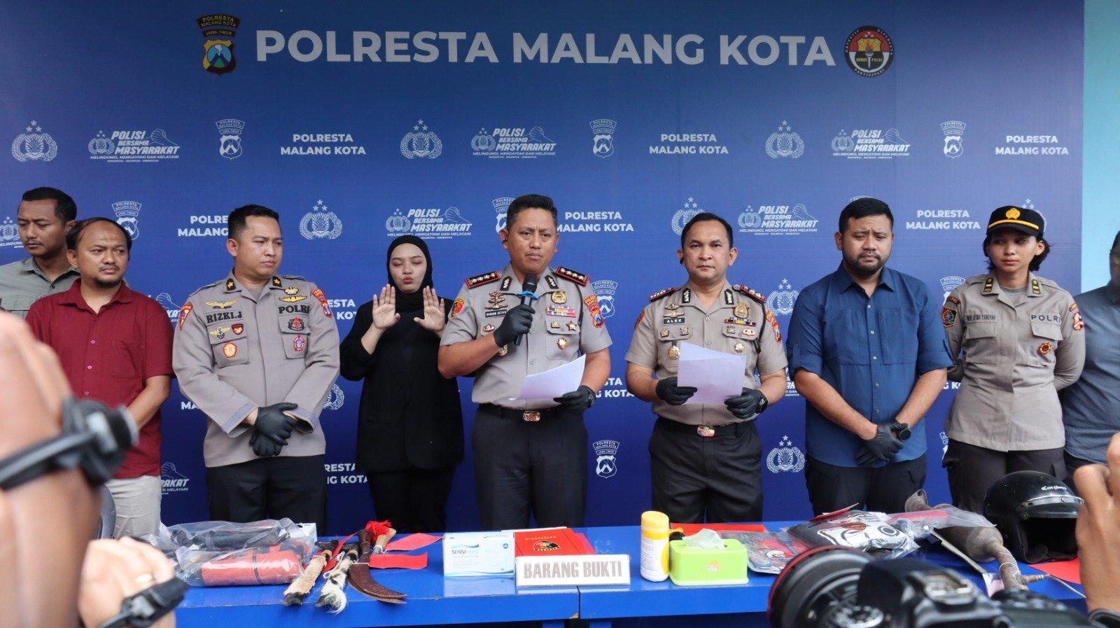 Polresta Malang Kota Ungkap 38 Kasus