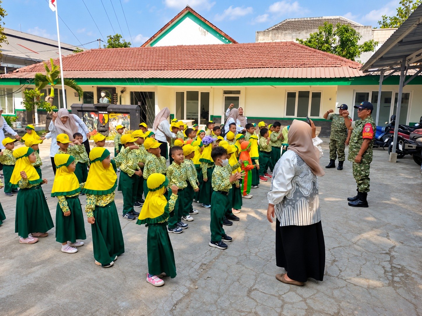 Koramil Kedungkandang Kenalkan Profesi TNI