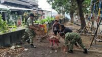 Babinsa Rampal Celaket Gelar Aksi Bersih