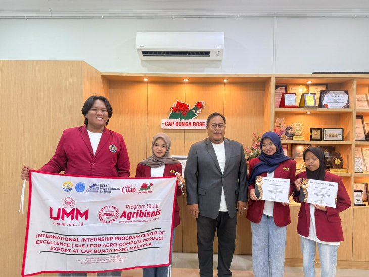Mahasiswa Agribisnis UMM Magang di Malaysia Lewat CoE
