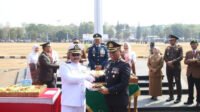 Polresta Malang Kota Tebar Tujuh Tumpeng HUT TNI