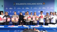 Polresta Malang Kota Ungkap 119 Kasus Narkotika