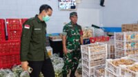 Babinsa Tlogomas Dampingi Penyiapan Makanan Bergizi