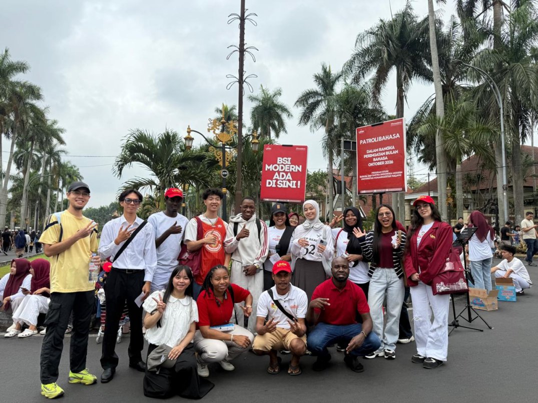BSI Modern UMM Gelar Patroli Bahasa