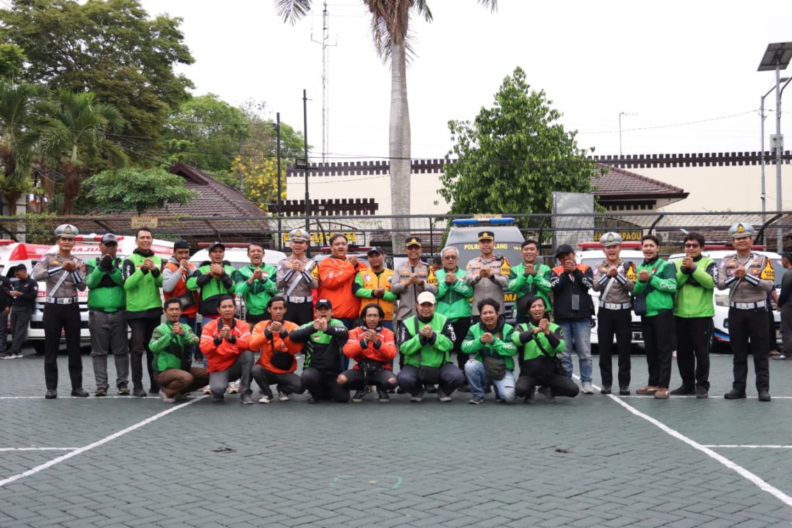 Polres Malang Gandeng Ojol dalam Operasi Patuh Semeru