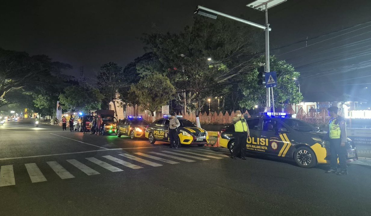 Polresta Malang Kota Gelar Patroli Skala Besar