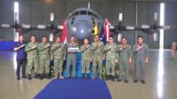 Danlanud Abd Saleh Sambut C-130 Hercules A-1317