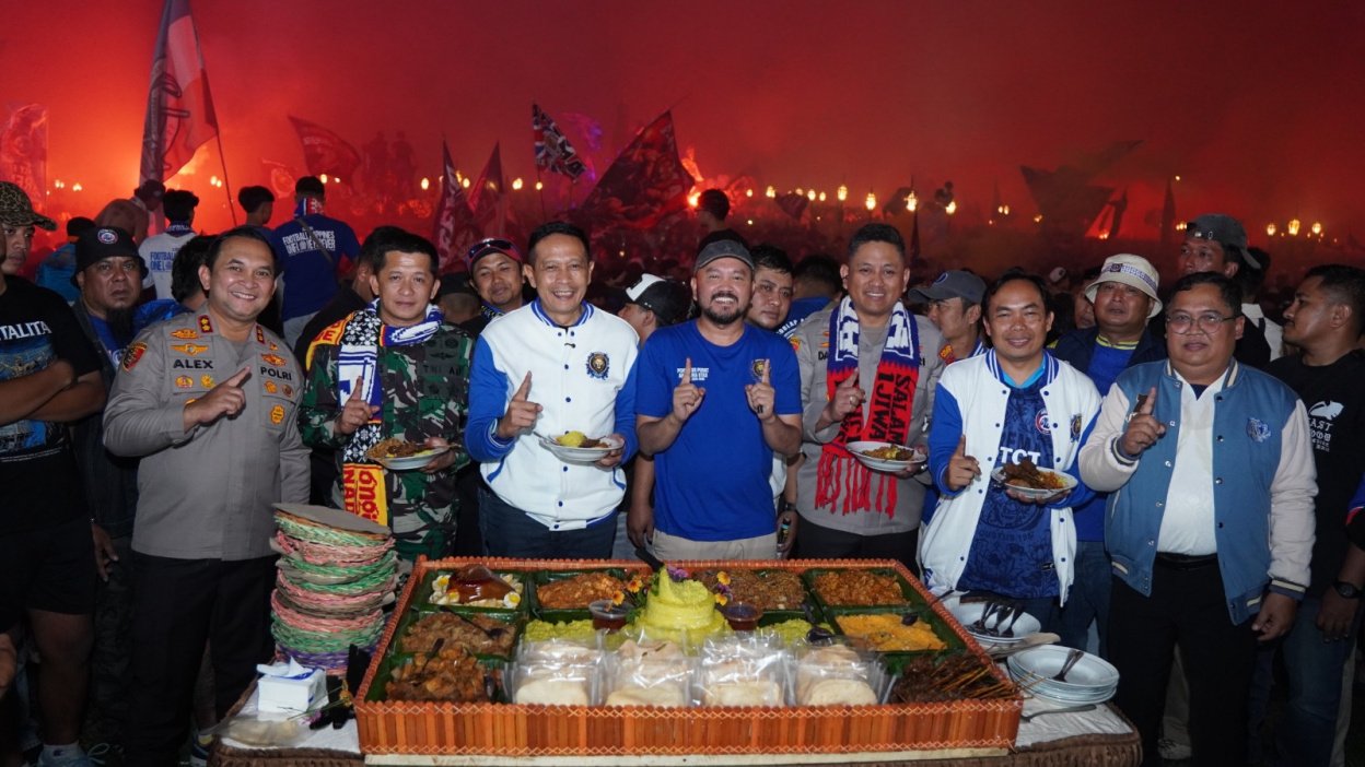 Polresta Malang Kota Dukung Singo Play-on di Gajayana